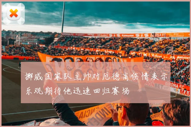 挪威国家队主帅对厄德高伤情表示乐观期待他迅速回归赛场