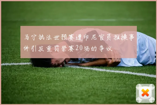 马宁执法世预赛遭印尼官员推搡事件引发重罚禁赛20场的争议